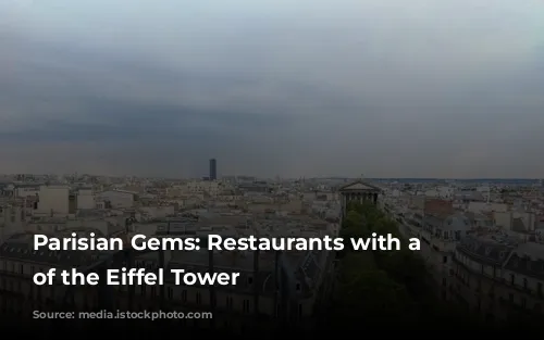 Parisian Gems: Restaurants with a View of the Eiffel Tower