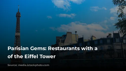 Parisian Gems: Restaurants with a View of the Eiffel Tower