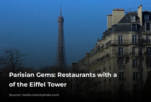 Parisian Gems: Restaurants with a View of the Eiffel Tower