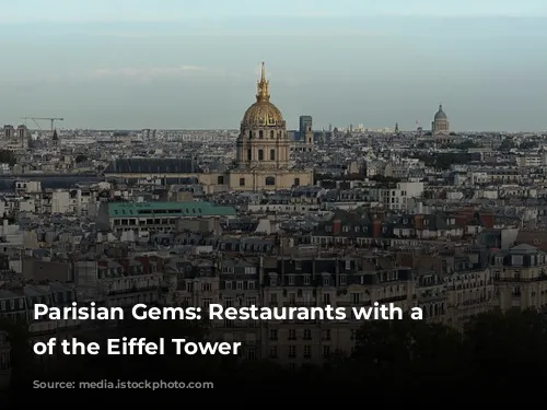 Parisian Gems: Restaurants with a View of the Eiffel Tower