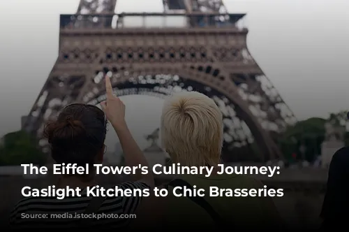 The Eiffel Tower's Culinary Journey: From Gaslight Kitchens to Chic Brasseries