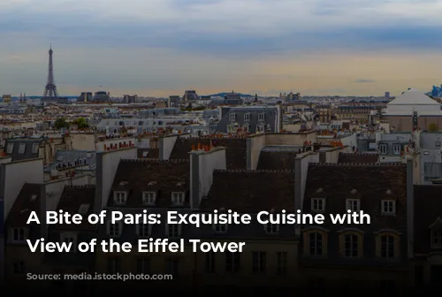 A Bite of Paris: Exquisite Cuisine with a View of the Eiffel Tower