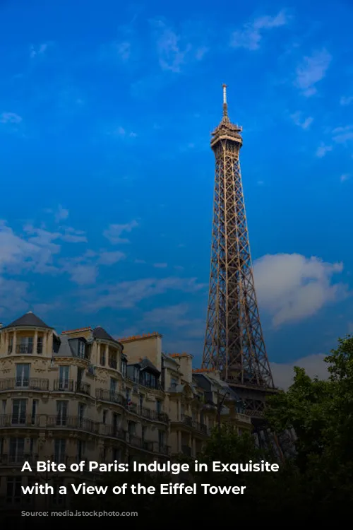 A Bite of Paris: Indulge in Exquisite Cuisine with a View of the Eiffel Tower