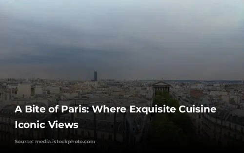 A Bite of Paris: Where Exquisite Cuisine Meets Iconic Views