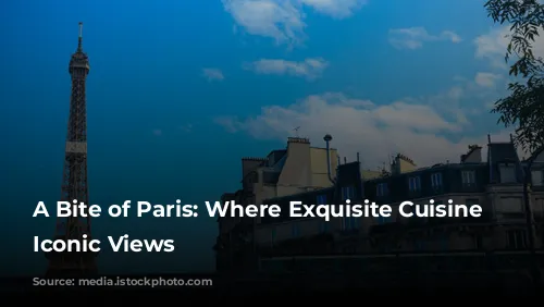 A Bite of Paris: Where Exquisite Cuisine Meets Iconic Views