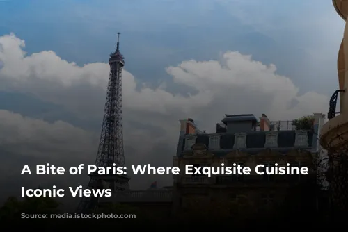 A Bite of Paris: Where Exquisite Cuisine Meets Iconic Views