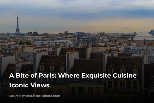 A Bite of Paris: Where Exquisite Cuisine Meets Iconic Views