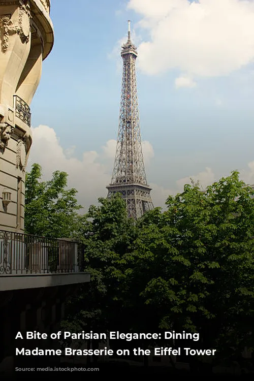 A Bite of Parisian Elegance: Dining at Madame Brasserie on the Eiffel Tower