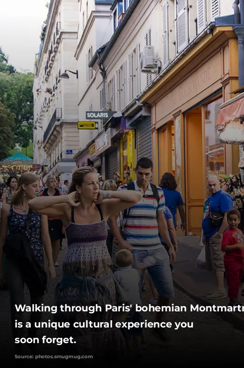 Walking through Paris' bohemian Montmartre neighborhood is a unique cultural experience you won't soon forget.