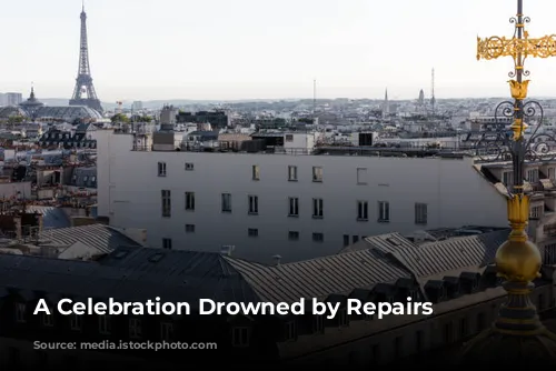 A Celebration Drowned by Repairs