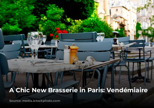 A Chic New Brasserie in Paris: Vendémiaire