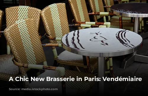 A Chic New Brasserie in Paris: Vendémiaire