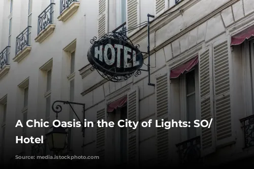 A Chic Oasis in the City of Lights: SO/ Paris Hotel