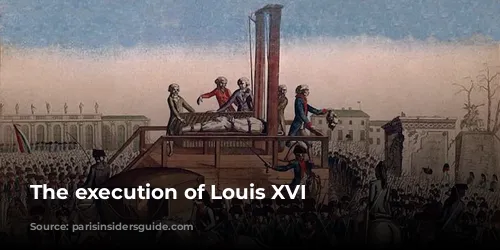 The execution of Louis XVI