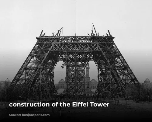 construction of the Eiffel Tower