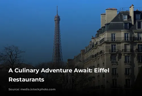 A Culinary Adventure Await: Eiffel Tower Restaurants