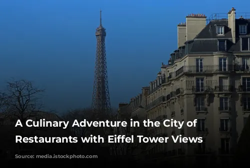 A Culinary Adventure in the City of Lights: Restaurants with Eiffel Tower Views