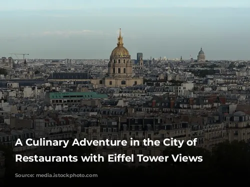 A Culinary Adventure in the City of Lights: Restaurants with Eiffel Tower Views