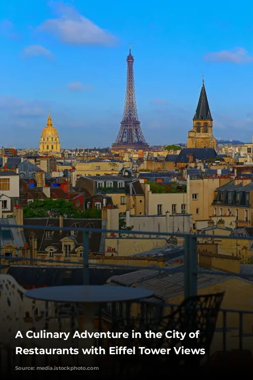 A Culinary Adventure in the City of Lights: Restaurants with Eiffel Tower Views