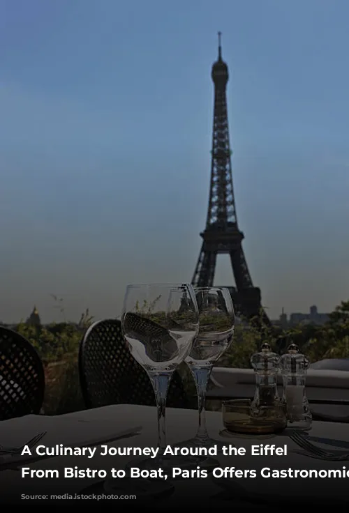 A Culinary Journey Around the Eiffel Tower: From Bistro to Boat, Paris Offers Gastronomic Delights