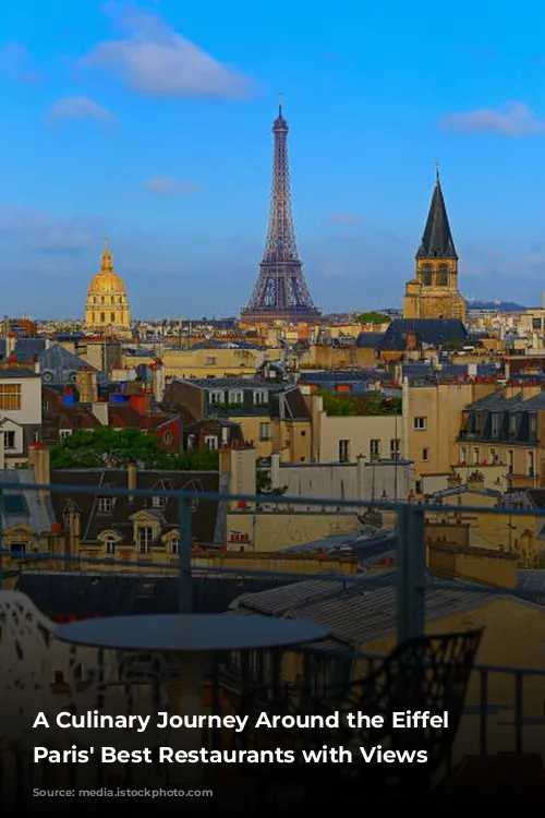 A Culinary Journey Around the Eiffel Tower:  Paris' Best Restaurants with Views