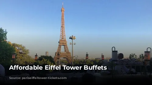 Affordable Eiffel Tower Buffets