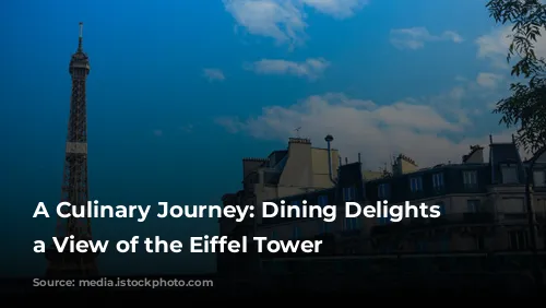 A Culinary Journey: Dining Delights with a View of the Eiffel Tower