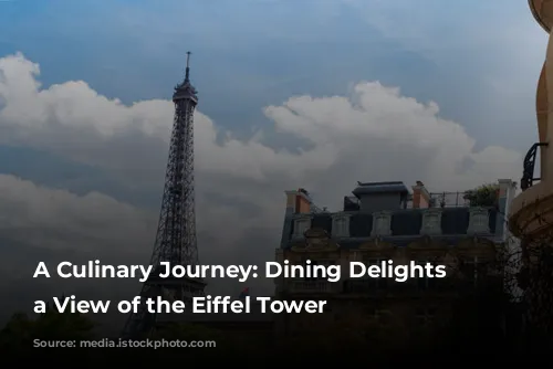 A Culinary Journey: Dining Delights with a View of the Eiffel Tower