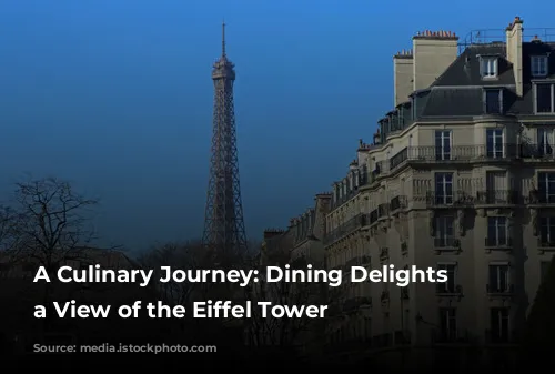 A Culinary Journey: Dining Delights with a View of the Eiffel Tower