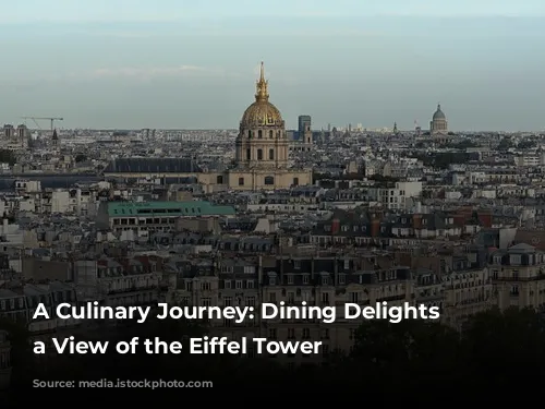 A Culinary Journey: Dining Delights with a View of the Eiffel Tower