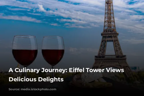 A Culinary Journey:  Eiffel Tower Views and Delicious Delights