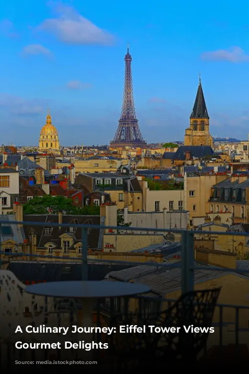 A Culinary Journey: Eiffel Tower Views and Gourmet Delights