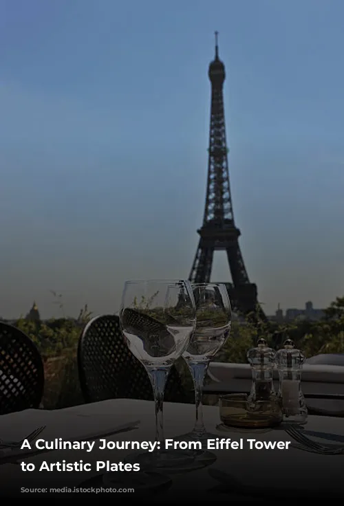 A Culinary Journey: From Eiffel Tower Views to Artistic Plates