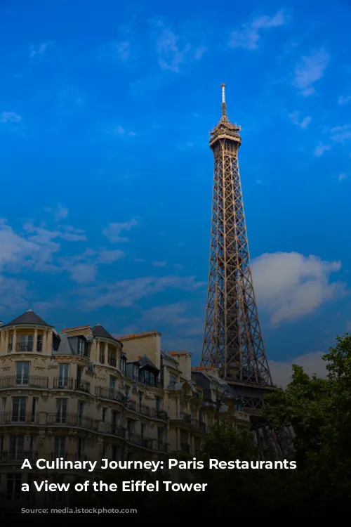 A Culinary Journey: Paris Restaurants with a View of the Eiffel Tower