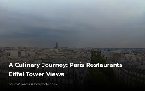 A Culinary Journey: Paris Restaurants with Eiffel Tower Views