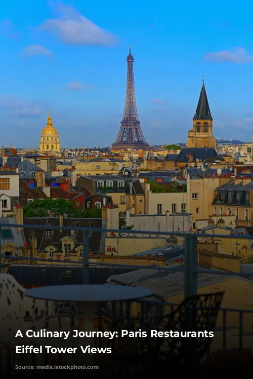 A Culinary Journey: Paris Restaurants with Eiffel Tower Views