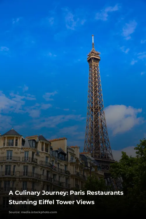 A Culinary Journey: Paris Restaurants with Stunning Eiffel Tower Views