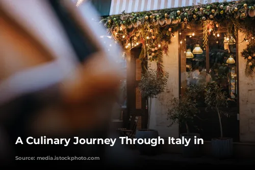 A Culinary Journey Through Italy in Paris