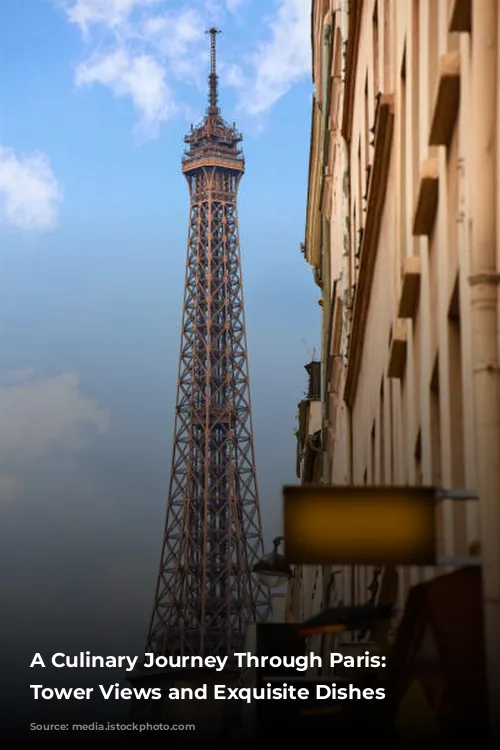 A Culinary Journey Through Paris: Eiffel Tower Views and Exquisite Dishes