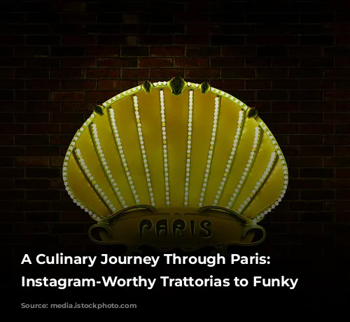 A Culinary Journey Through Paris: From Instagram-Worthy Trattorias to Funky Cafés