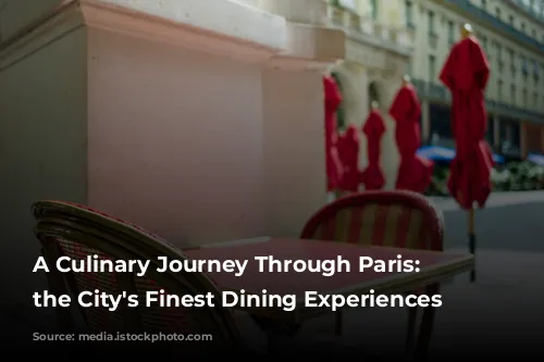 A Culinary Journey Through Paris:  Unveiling the City's Finest Dining Experiences