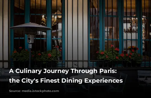 A Culinary Journey Through Paris:  Unveiling the City's Finest Dining Experiences