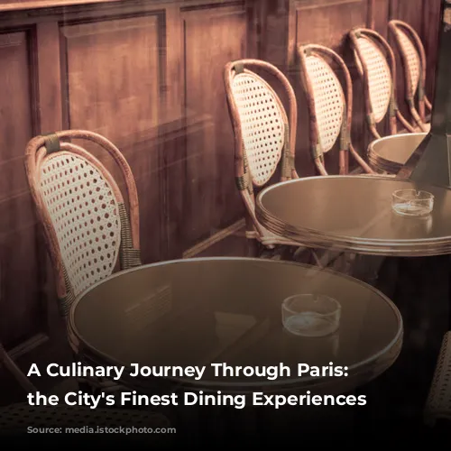 A Culinary Journey Through Paris:  Unveiling the City's Finest Dining Experiences