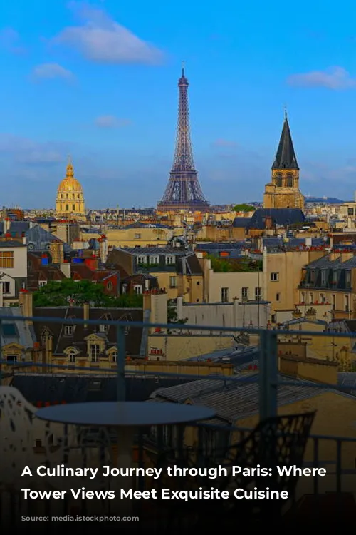 A Culinary Journey through Paris: Where Eiffel Tower Views Meet Exquisite Cuisine