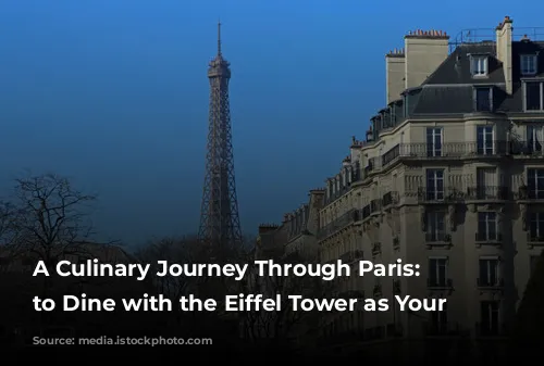 A Culinary Journey Through Paris:  Where to Dine with the Eiffel Tower as Your View