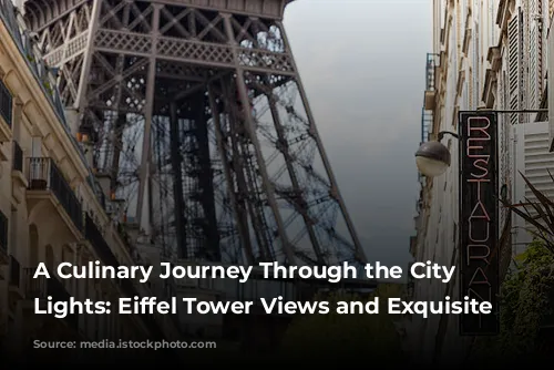 A Culinary Journey Through the City of Lights:  Eiffel Tower Views and Exquisite Gastronomy