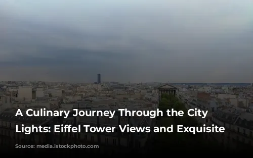 A Culinary Journey Through the City of Lights:  Eiffel Tower Views and Exquisite Gastronomy