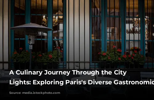 A Culinary Journey Through the City of Lights:  Exploring Paris's Diverse Gastronomic Scene