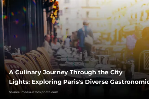 A Culinary Journey Through the City of Lights:  Exploring Paris's Diverse Gastronomic Scene