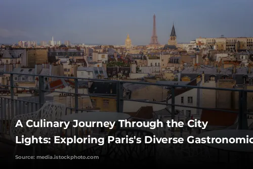 A Culinary Journey Through the City of Lights:  Exploring Paris's Diverse Gastronomic Scene